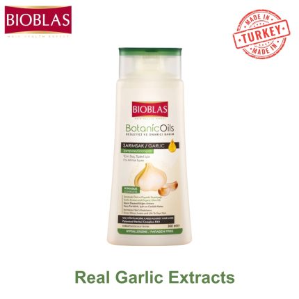 Bioblas Garlic Shampoo 360ml turkey made