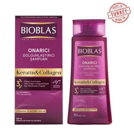 Bioblas Keratin + Collagen Shampoo 360 ml price