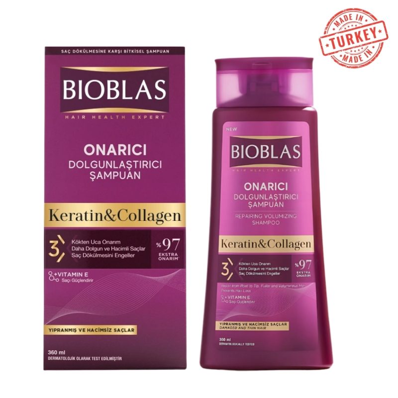 Bioblas Keratin + Collagen Shampoo 360 ml price