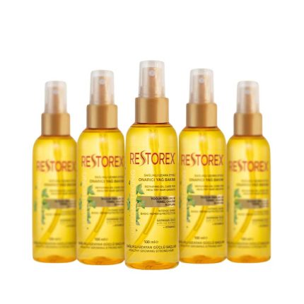 Restorex Repairing Argan Oil 100ml bottle for dry, damaged, and frizzy hair nourishment