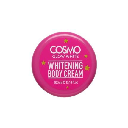 Cosmo Glow White Whitening Body Cream jar for full body skin brightening and hydration
