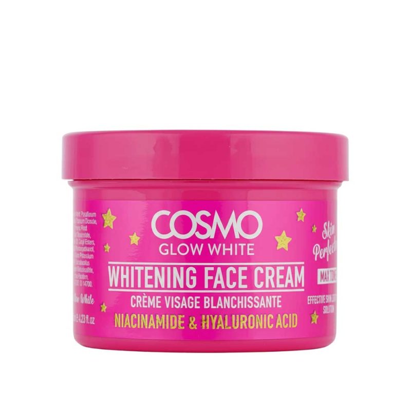 Cosmo Glow White Whitening Face Cream jar for skin brightening and dark spot reduction