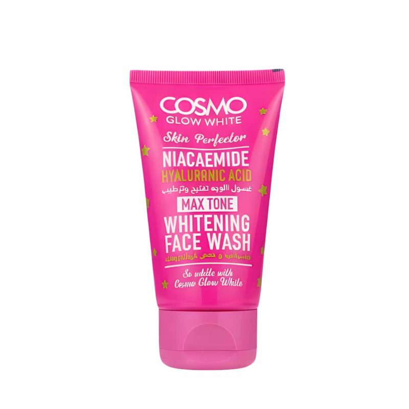 Cosmo Glow White Whitening Face Wash tube for brightening and deep cleansing