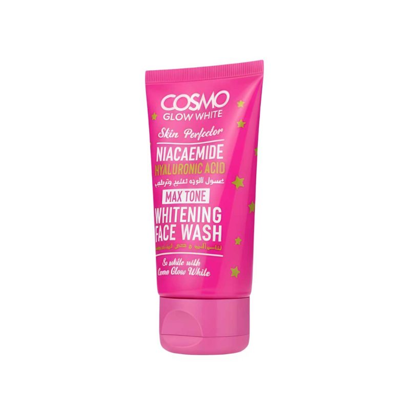 Cosmo Glow White Whitening Face Wash tube for brightening and deep cleansing
